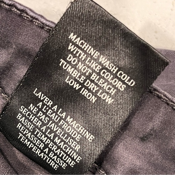 Blank NYC Washed Black Skinny Cargo Twill Moto Military Style Pants - Picture 7 of 7